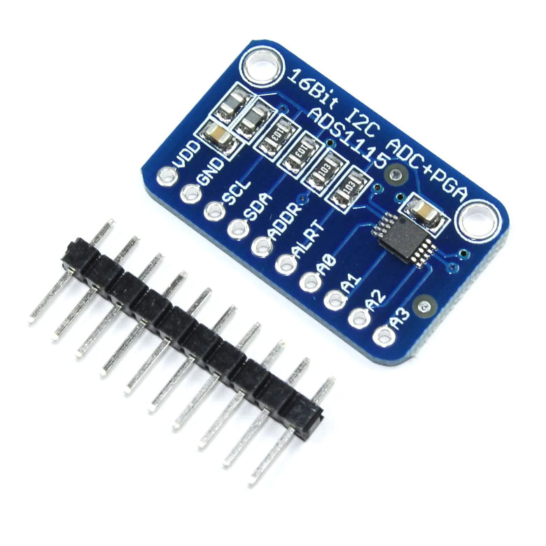 16 Bit I2C ADS1115 Module ADC 4 channel with Pro Gain Amplifier RPi