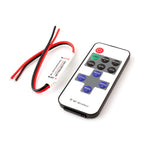 12V Mini Controller Inline Dimmer with RF Wireless Remote for LED Strip Light