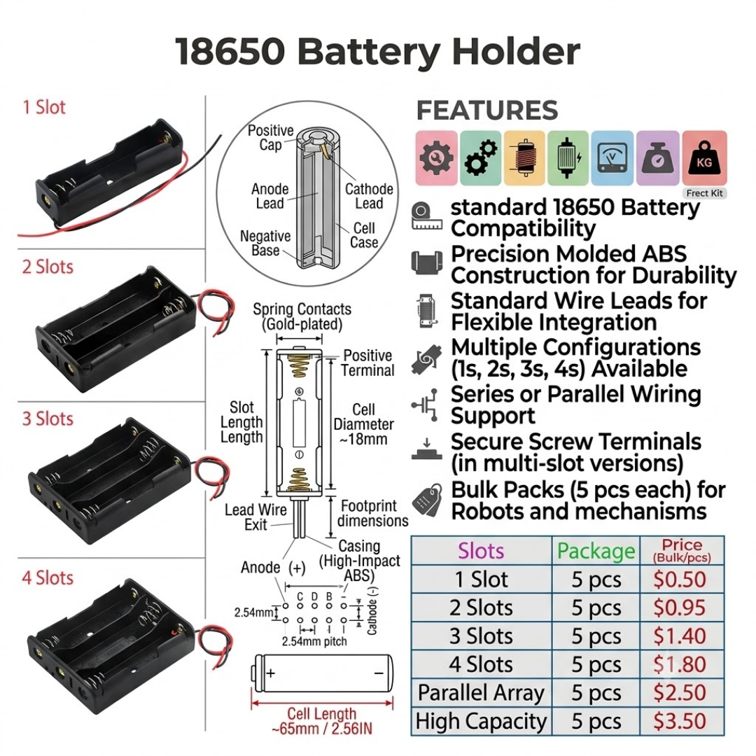 18650 Battery Holder