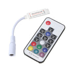 17 Keys DC 5V-24V RF Wireless Remote LED Controller Remote for SMD 3528, 5050 RGB Strip Light