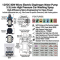 12VDC Diaphragm Water Pump