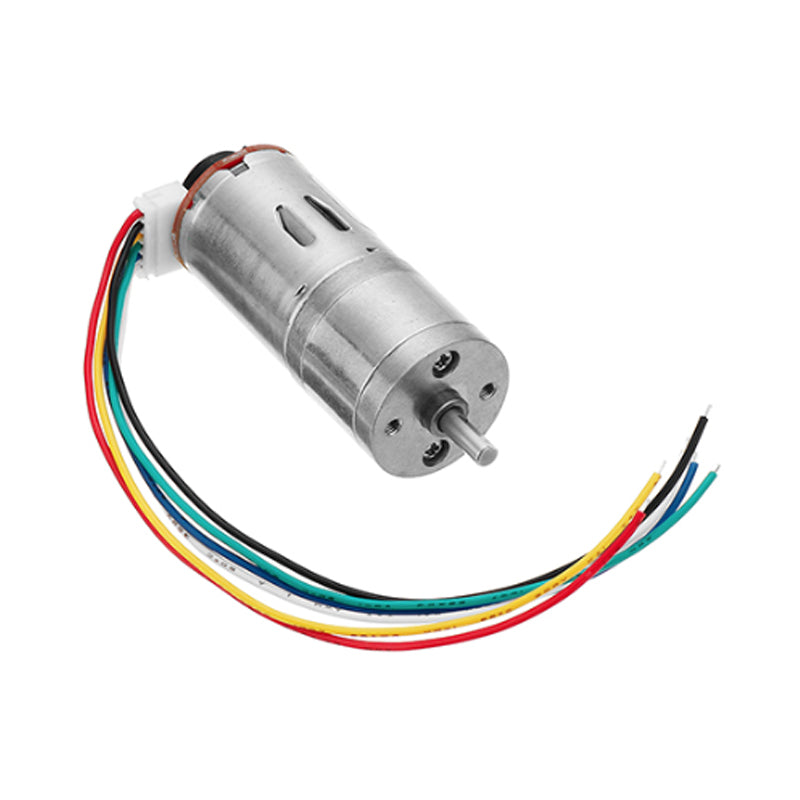 25GA-370 DC Motor 12V Metal Gearbox Large Torque With Encoder