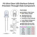 10pcs lots LED 5mm Ultra Bright