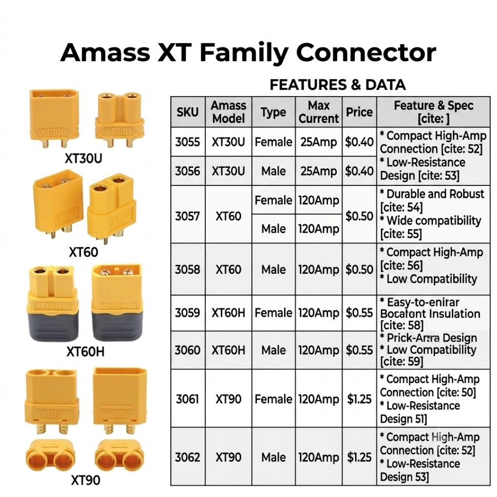 Amass XT Family Connector