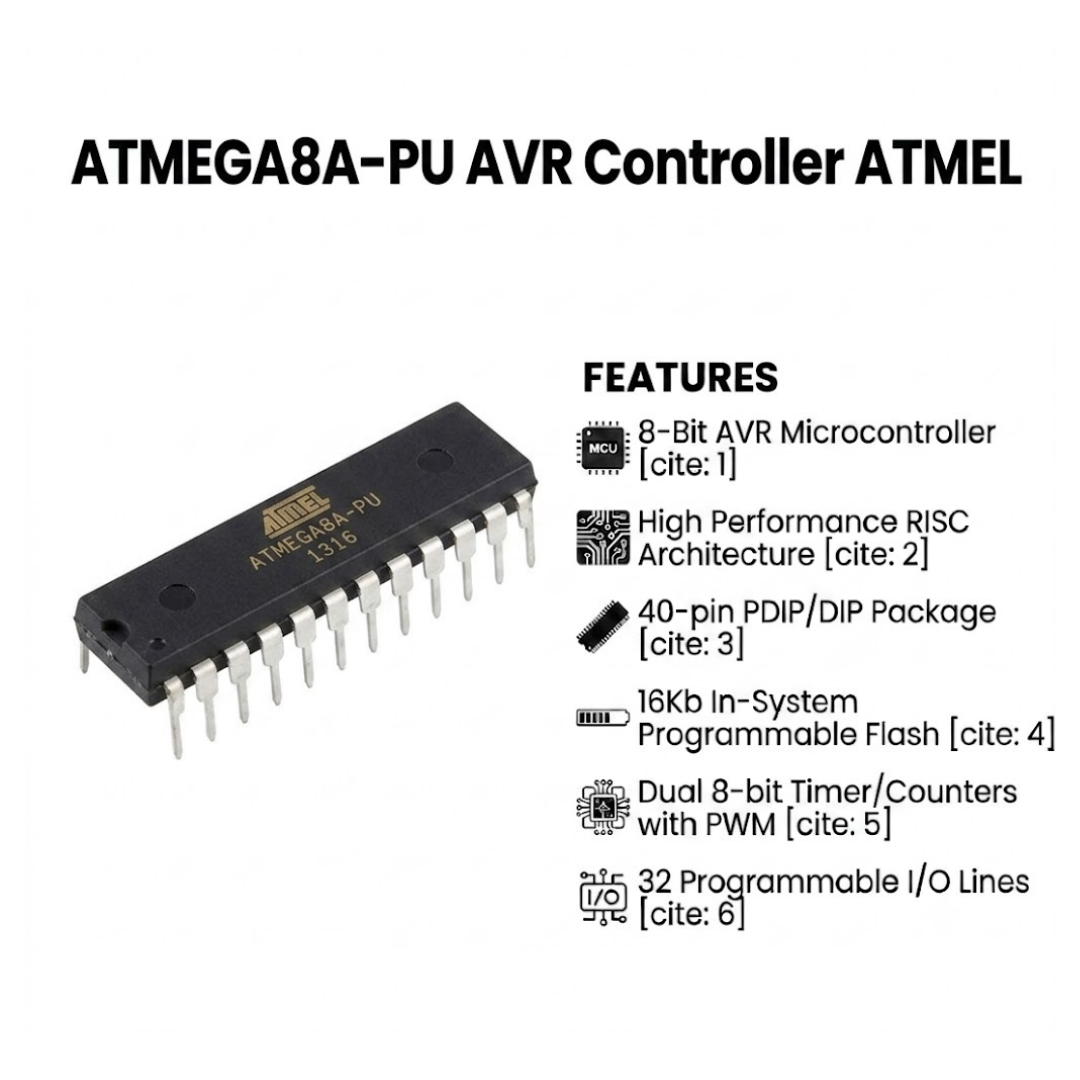 ATMEGA8A-PU AVR Controller ATMEL