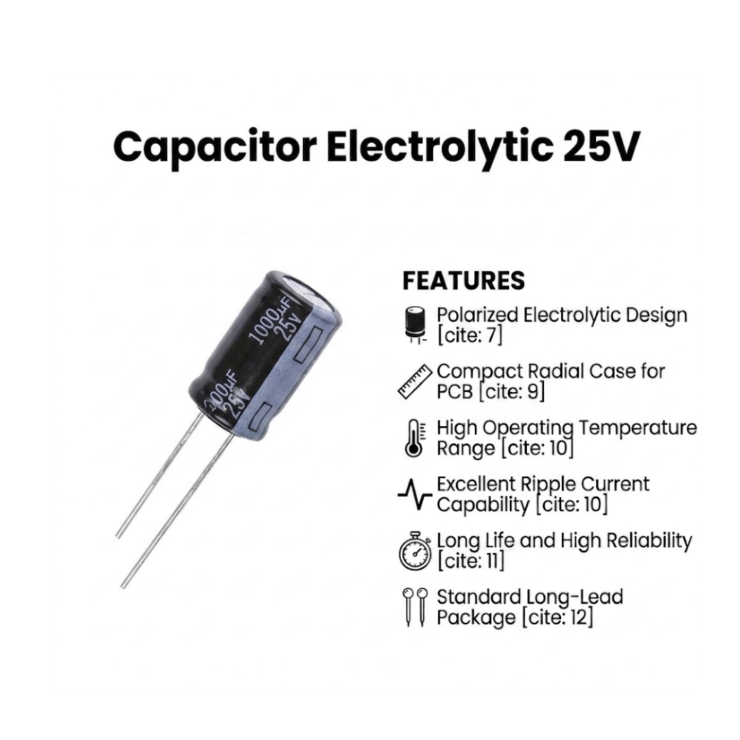 Capacitor Electrolytic 25V