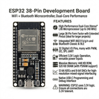 ESP32 38Pins Wifi + Bluetooth Development Board