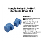 Songle Relay SLA-SL-A Contacts 4Pins 30A