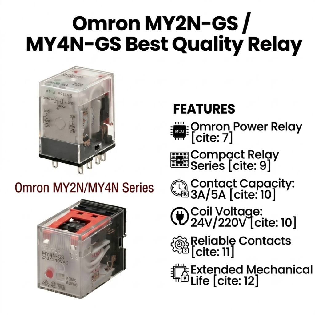 Omron MY2N-GS / MY4N-GS Best Quality Relay