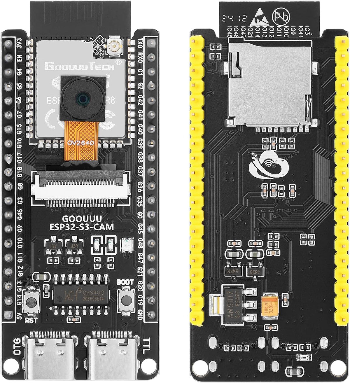 ESP32 S3 CAM Development Board with OV3660 Camera