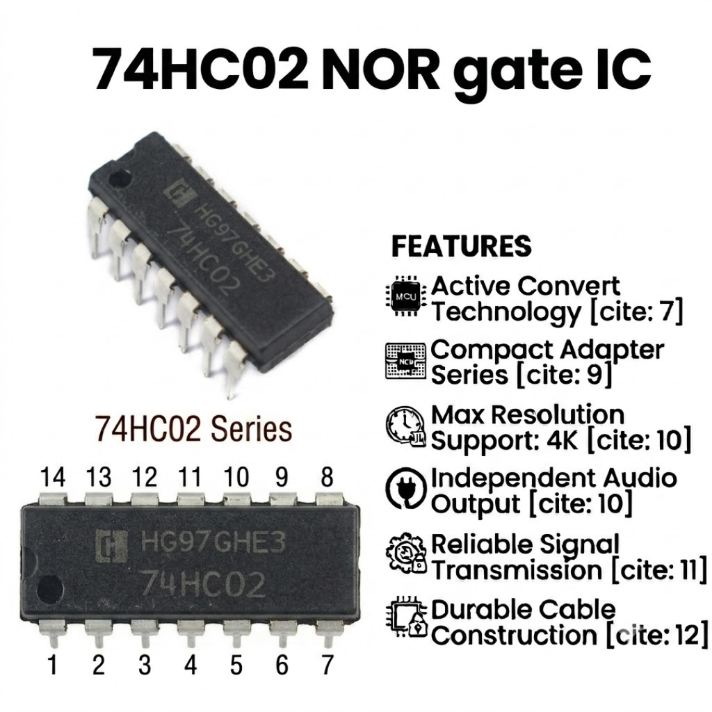 74HC02 NOR gate IC