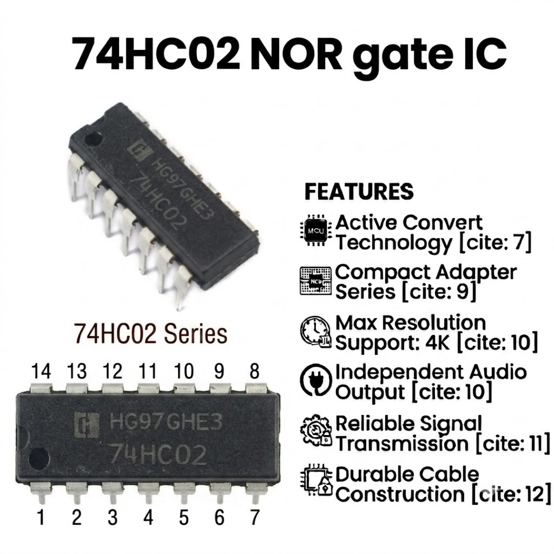 74HC02 NOR gate IC