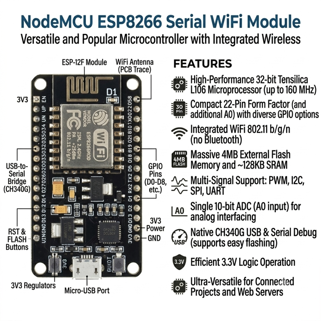 ESP8266 Serial Wifi Module NodeMCU