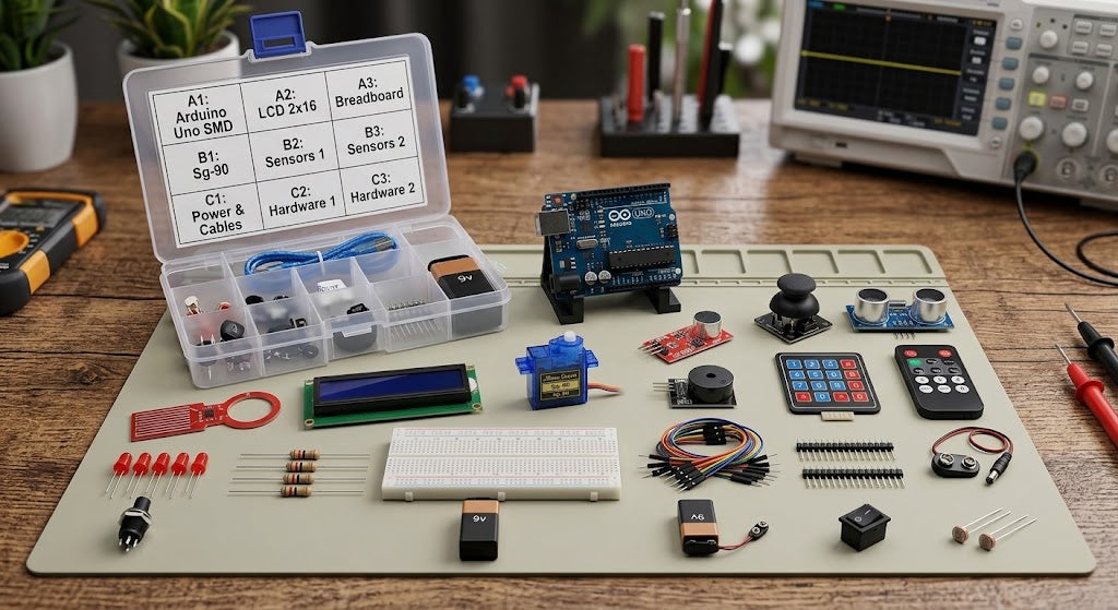 NAT Electronics Basic Arduino Starter Kit