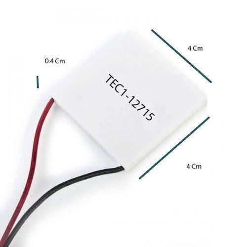 Thermoelectric Cooler Peltier Module Tec1-12715 12vdc 15a Cooling Refrigeration Plate