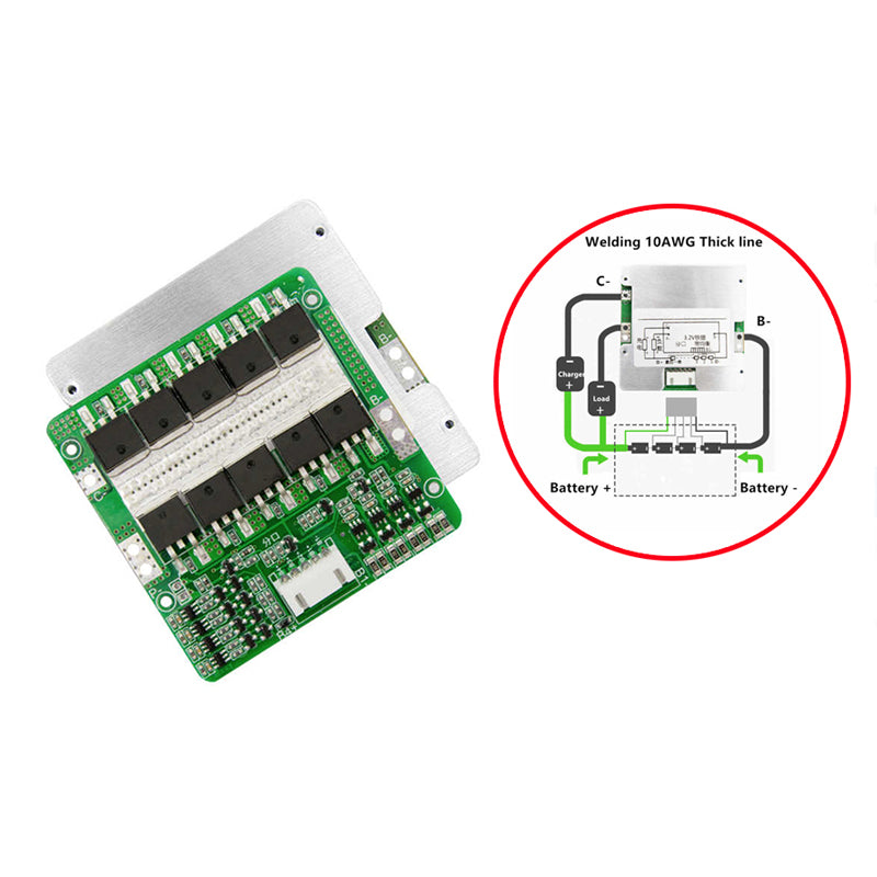 BMS 12V Battery Protection 3 String For Charging 3s Lithuim Battery up to 80A