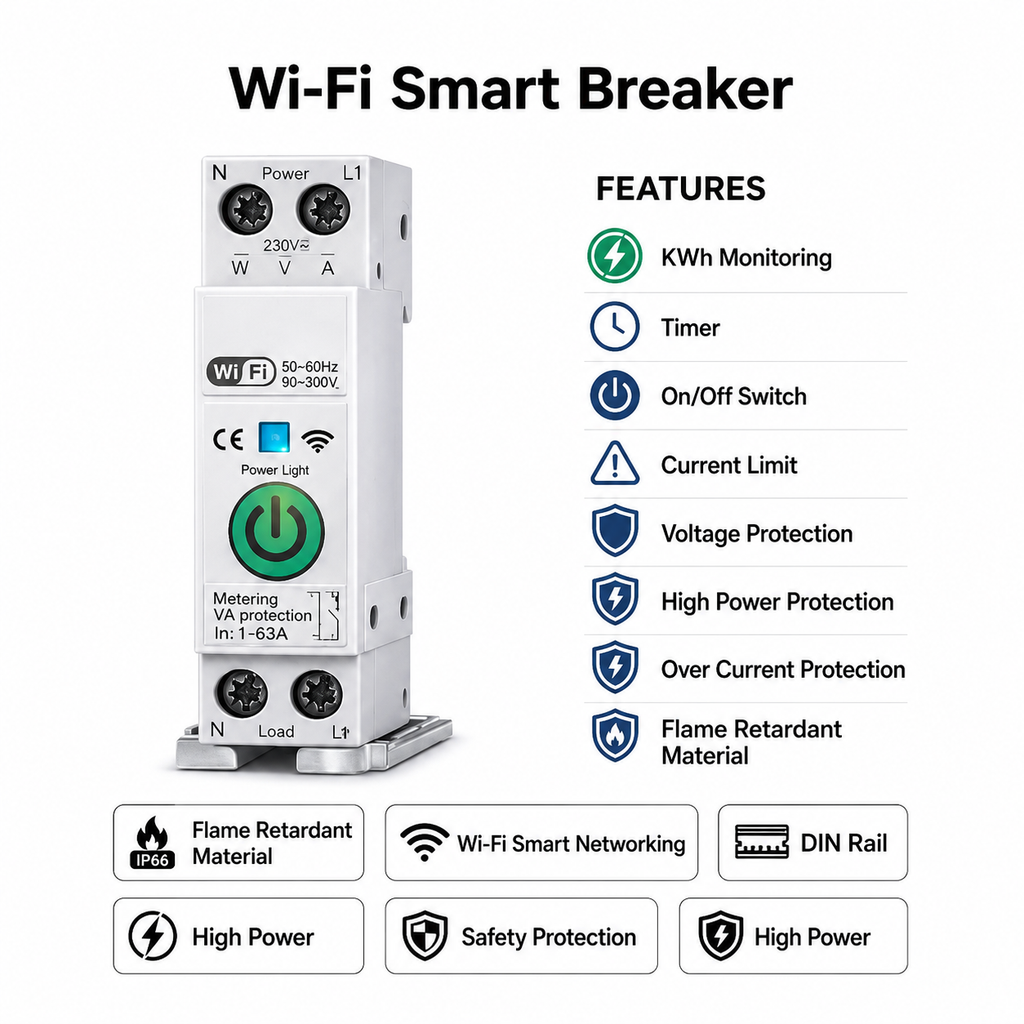 WIFI Smart Circuit Breaker