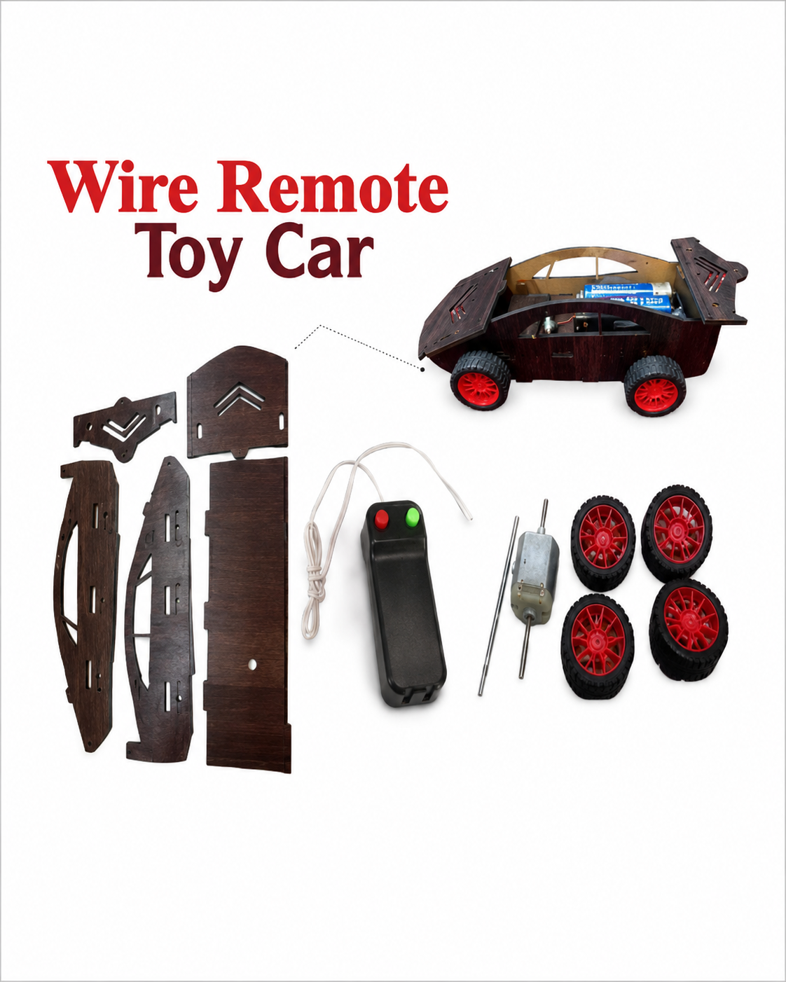 Wire Remote Toy Car