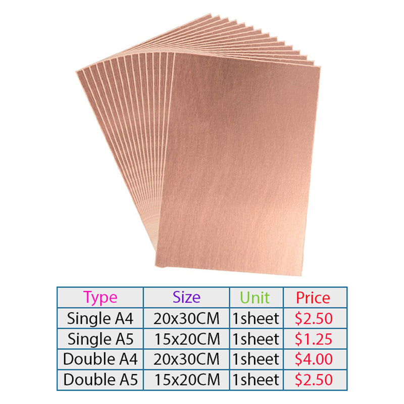 Copper Clad Sheet PCB Laminate DIY Circuit Board