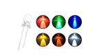 10pcs lots LED Water Clear