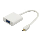 Male Micro HDMI to Female VGA Convert Adapter Maximum Support 4K High Quality