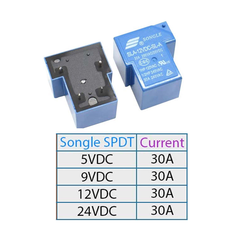Songle Relay SLA-SL-A Contacts 4Pins 30A