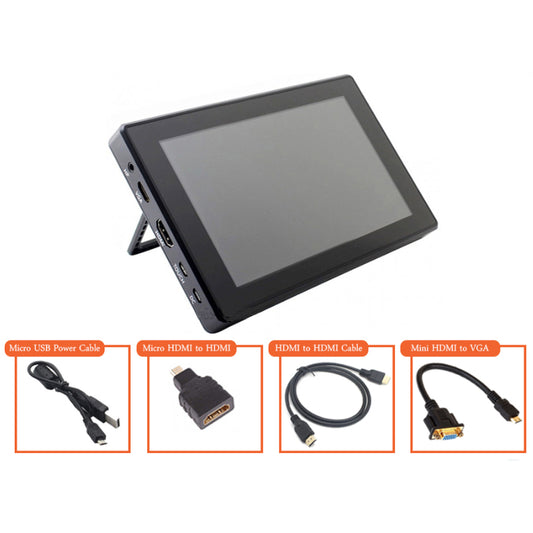 WAVESHARE 7 Inch Touch Screen HDMI Monitor Resolution 1024×600 pixels