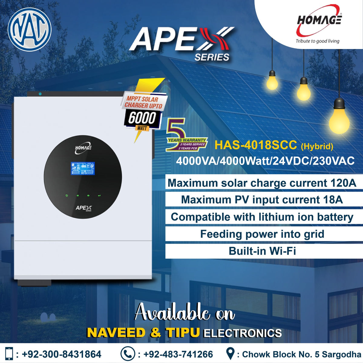 HAS-4018SCC (Hybrid)