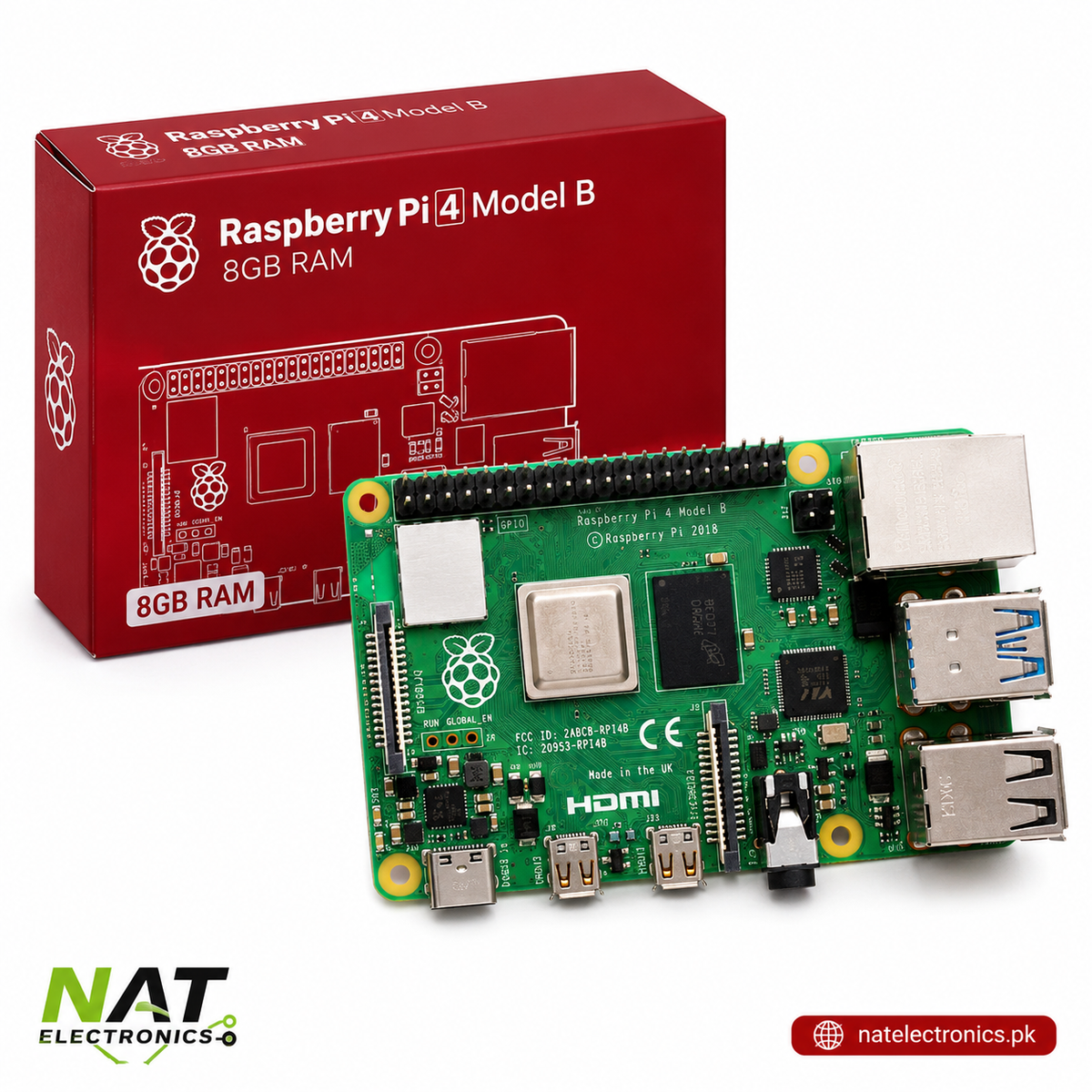 Raspberry Pi 4 Model B – 8GB RAM